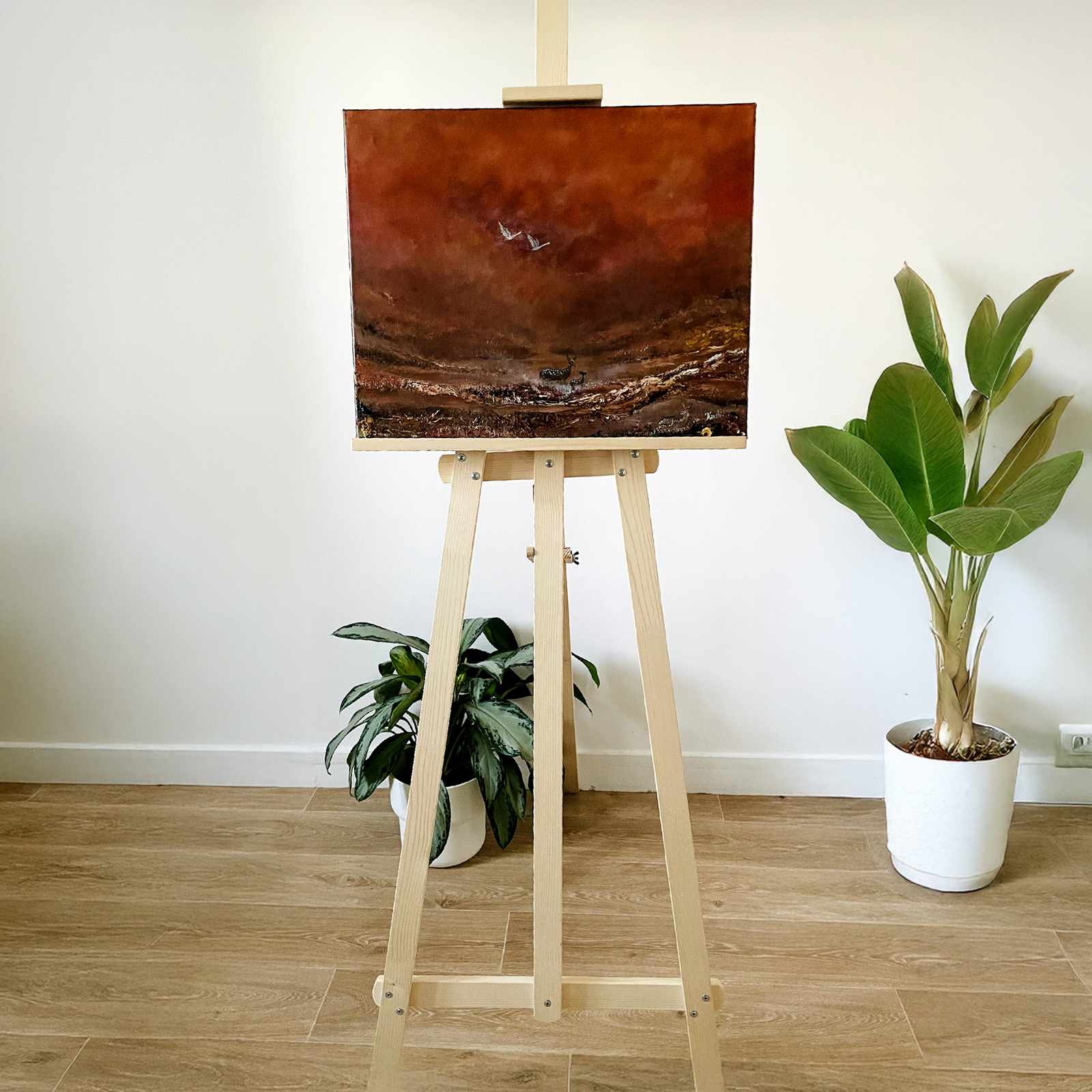 Silence of the Red Lands – original acrylic painting