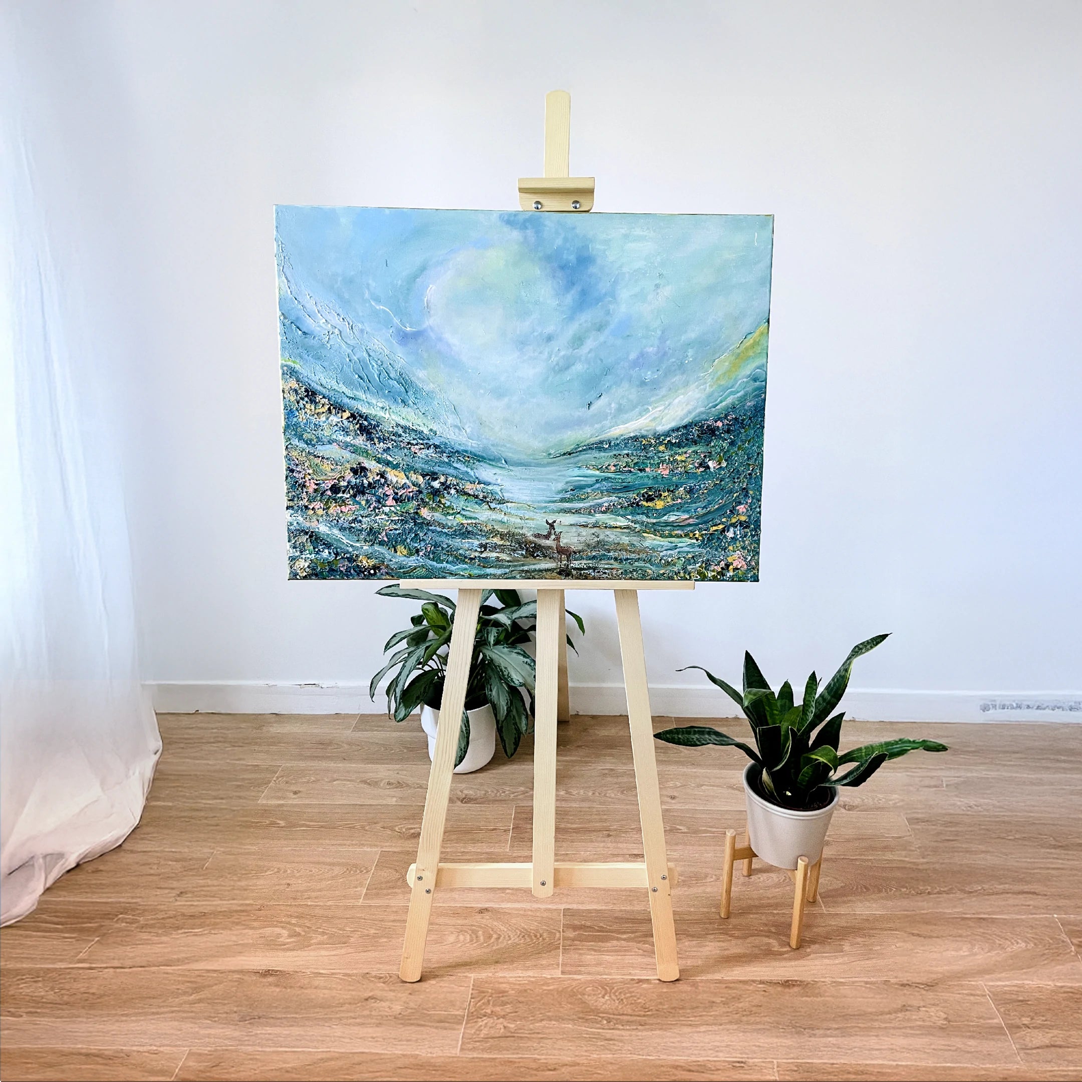 Misty Hills – original acrylic painting