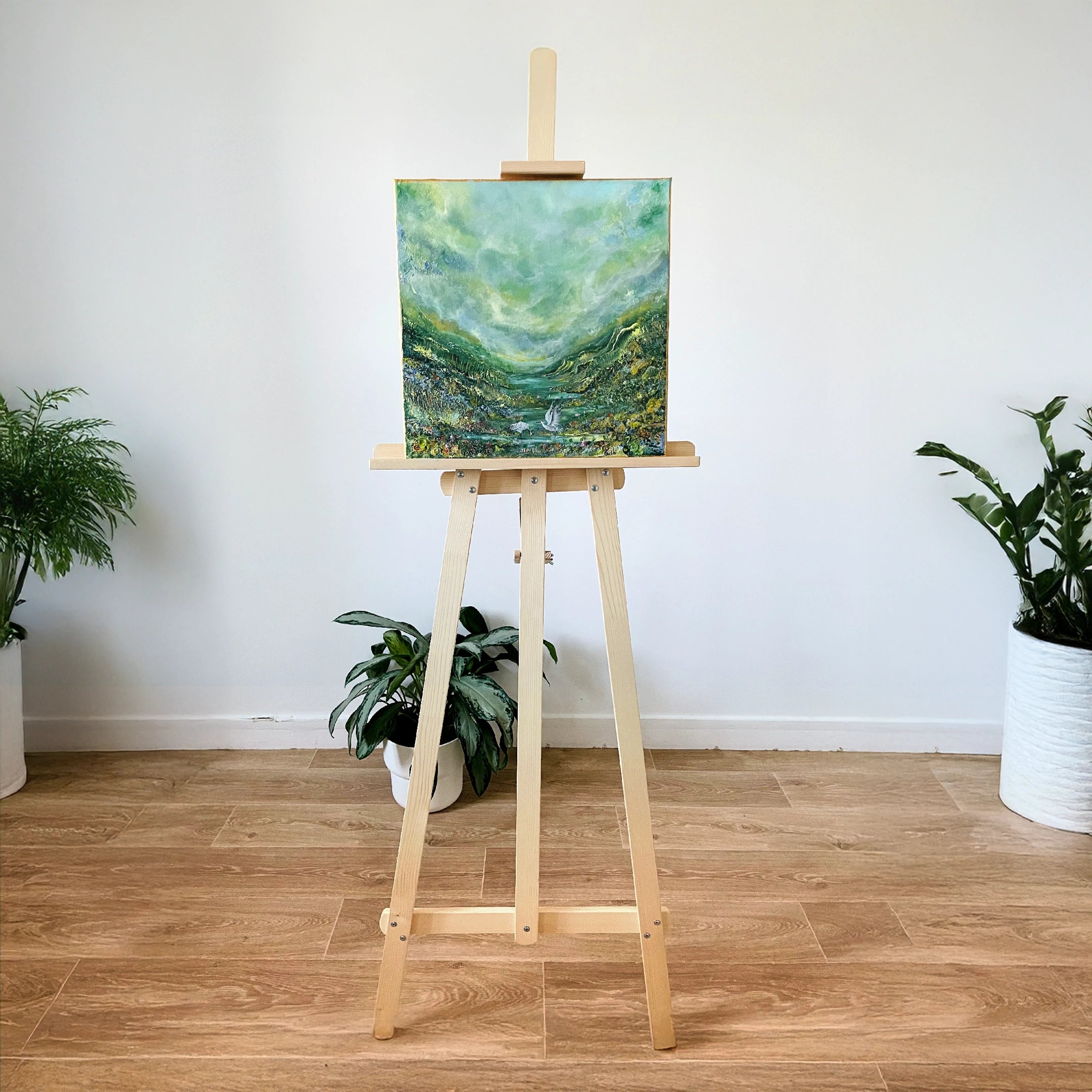 Sanctuary of wings – original acrylic painting