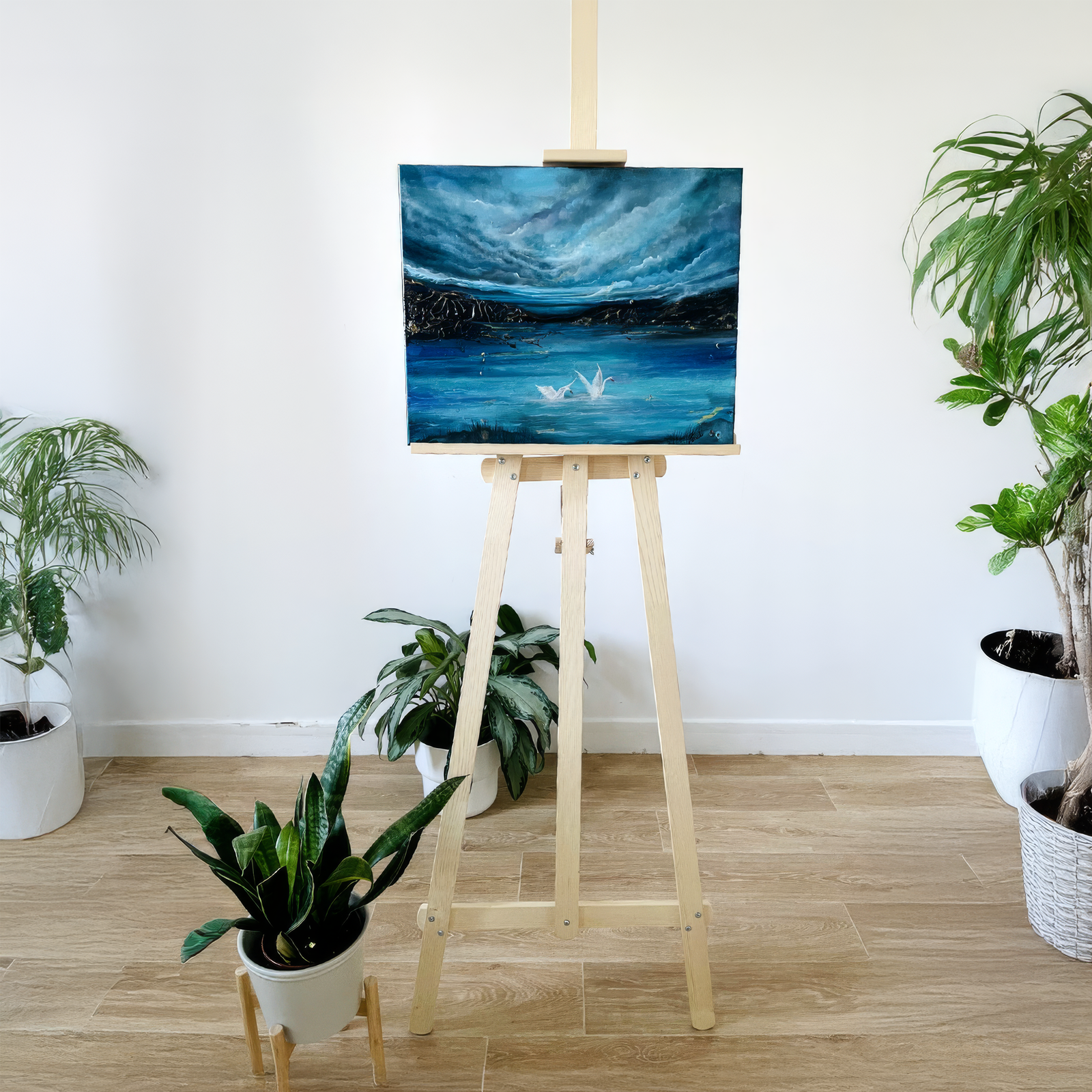 Sky meets the sea – original acrylic painting