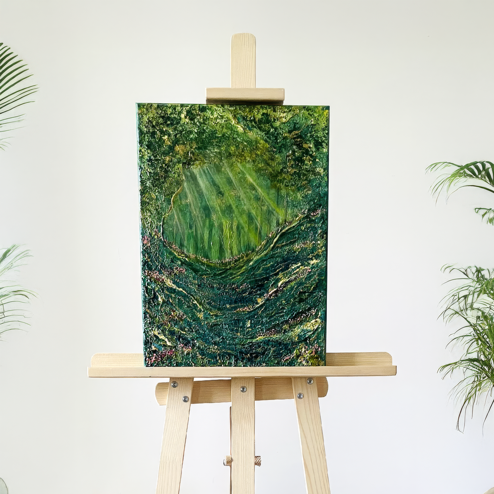 Where the light falls – original acrylic painting