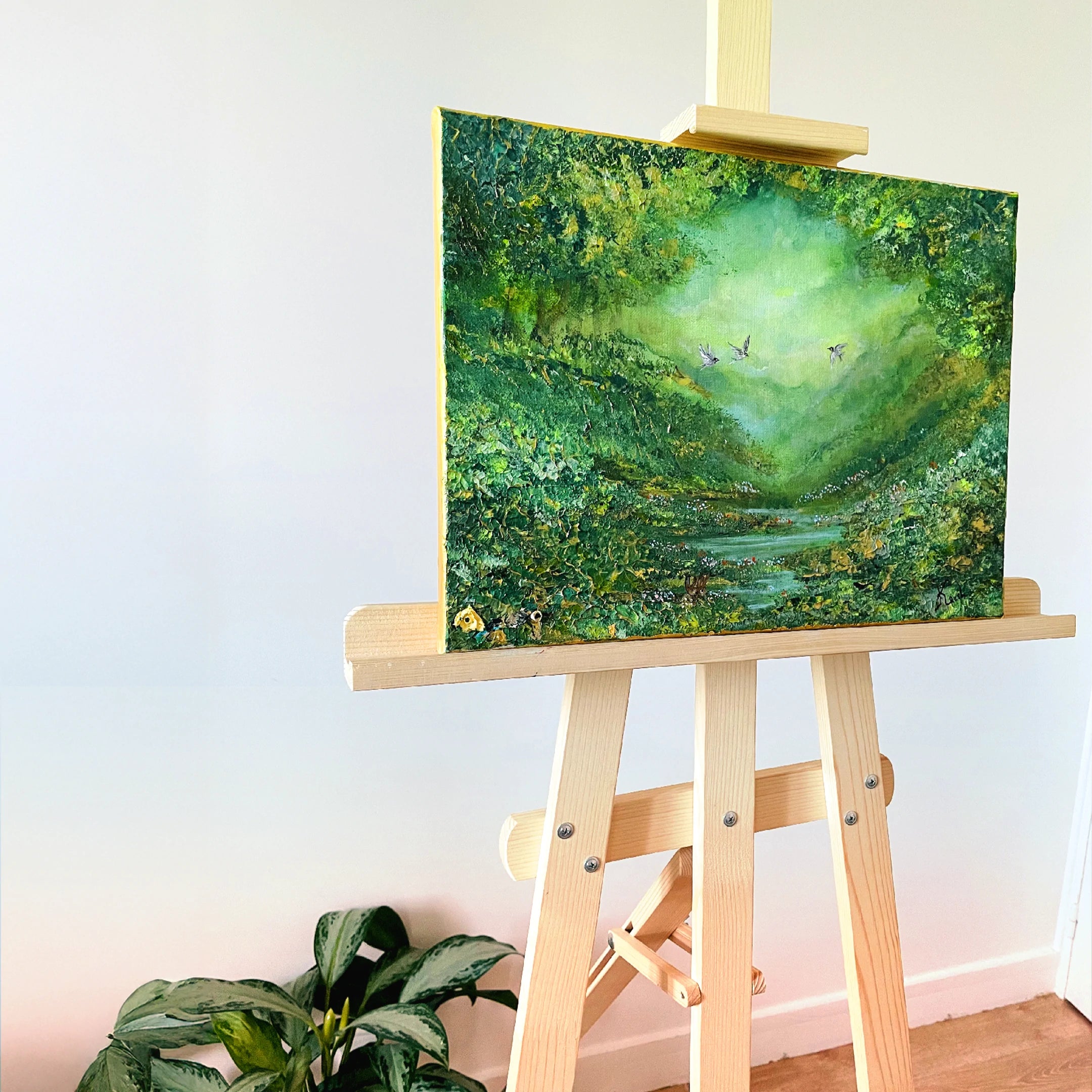 Hidden heaven – original acrylic painting