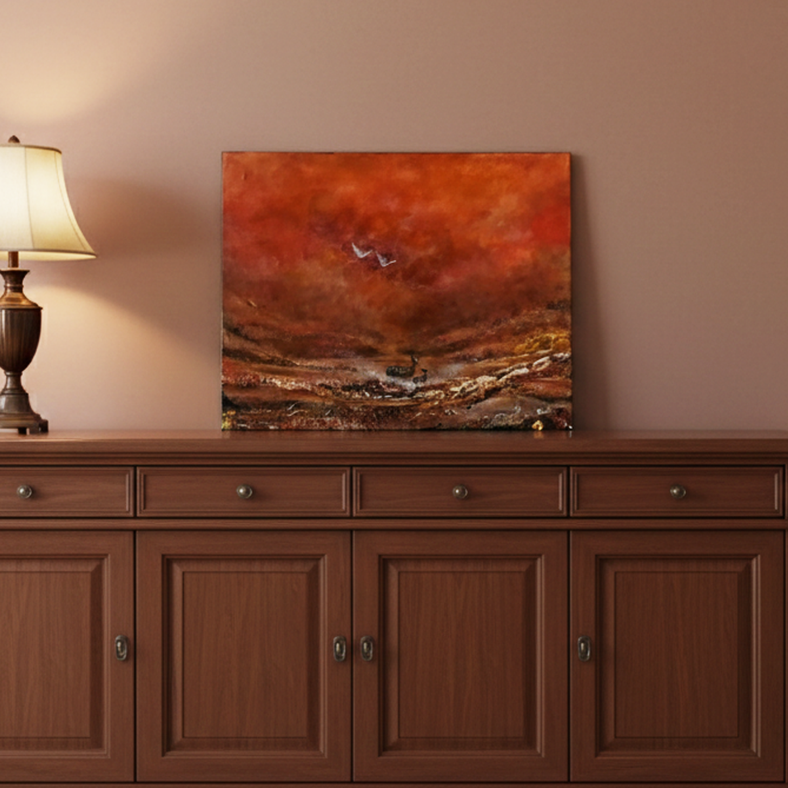 Silence of the Red Lands – original acrylic painting