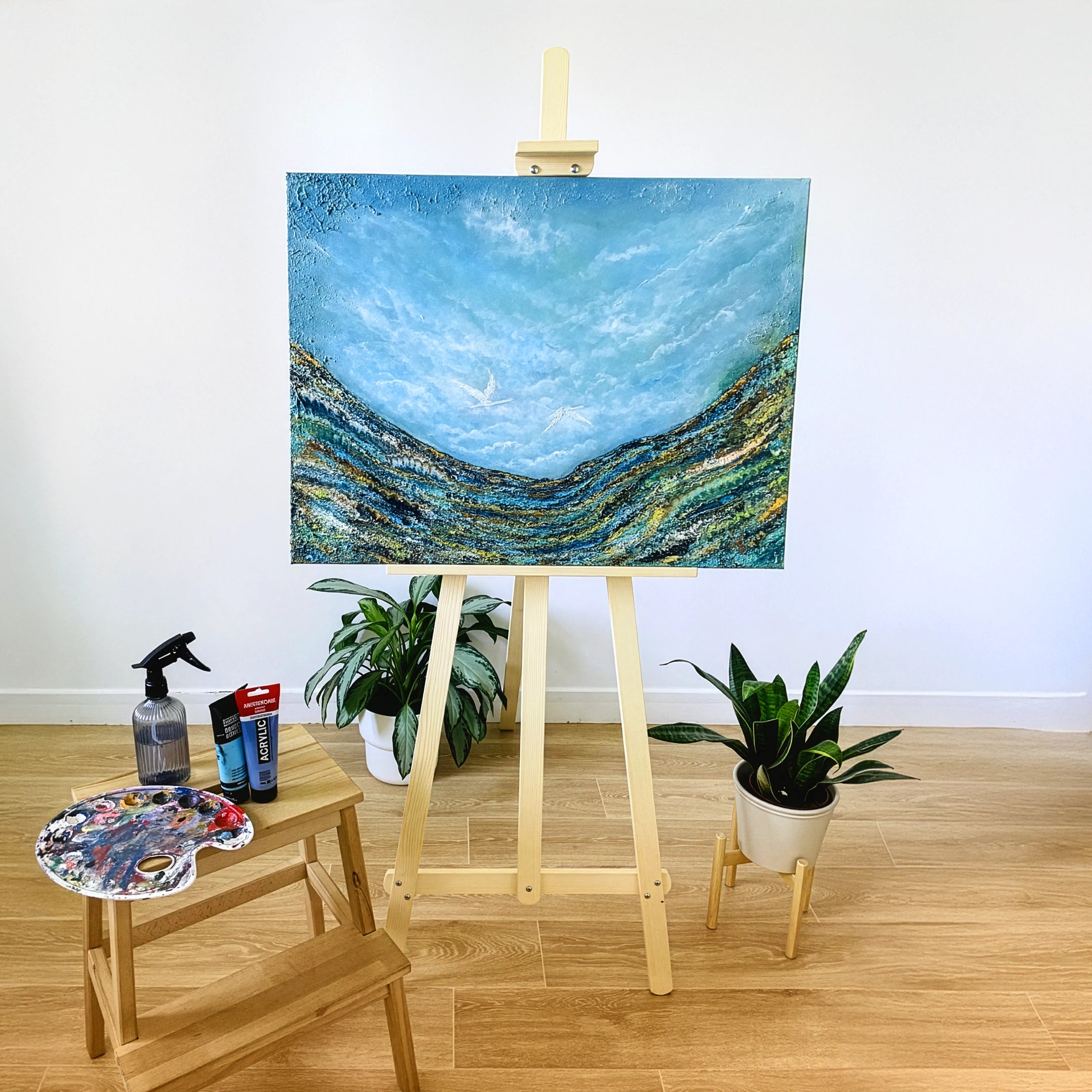 Morning praise – original acrylic painting