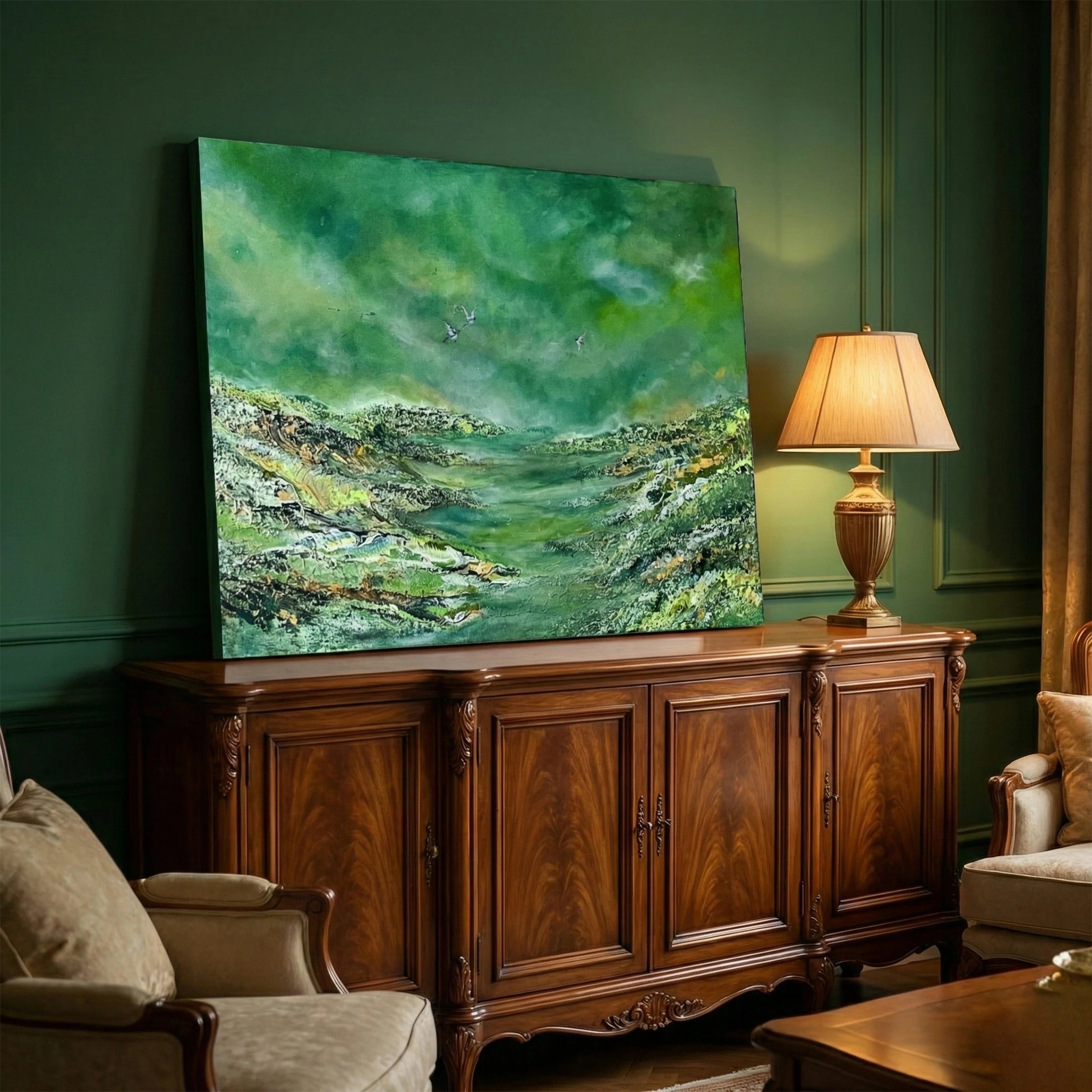Green Heaven – original acrylic painting