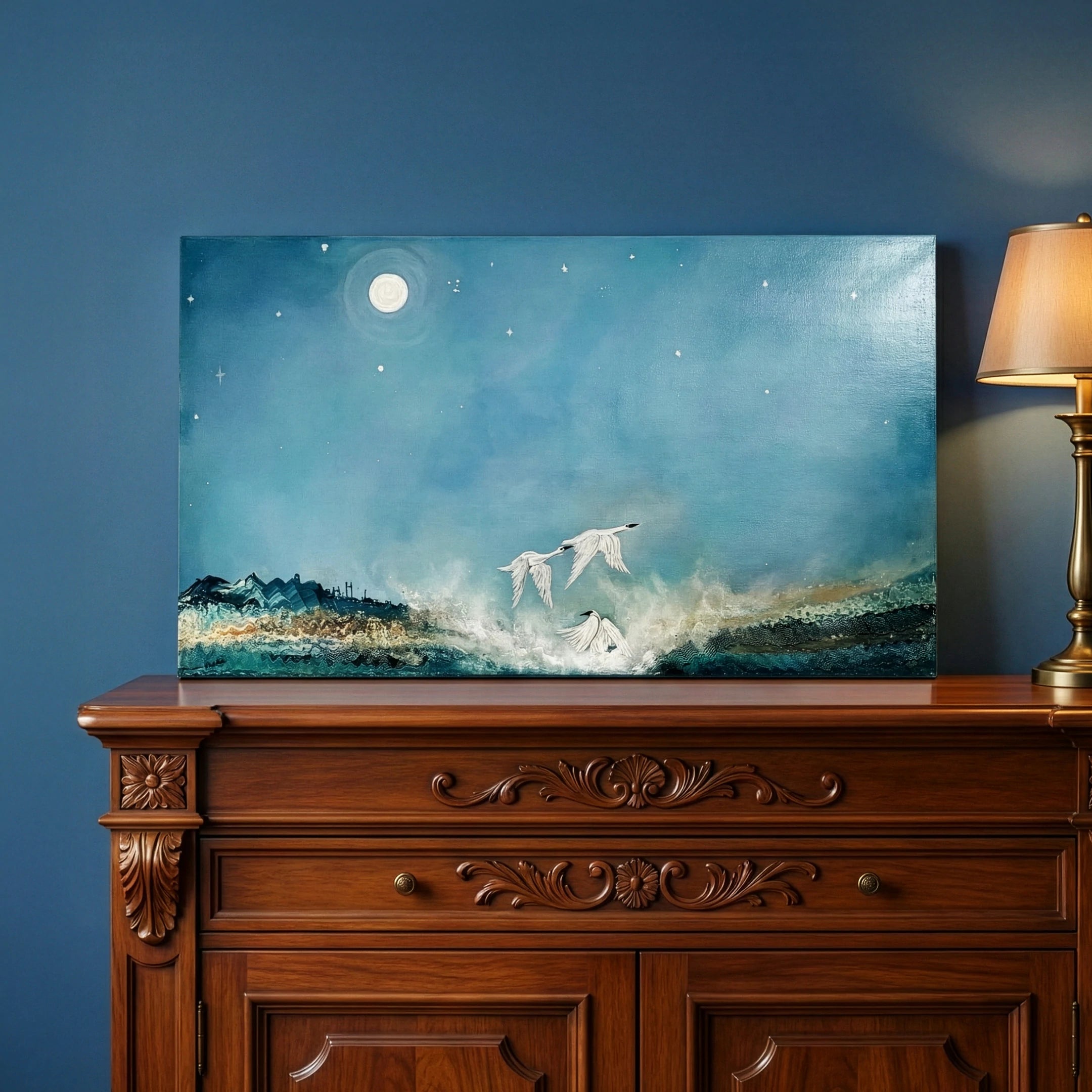 Autum Rivière – original acrylic painting