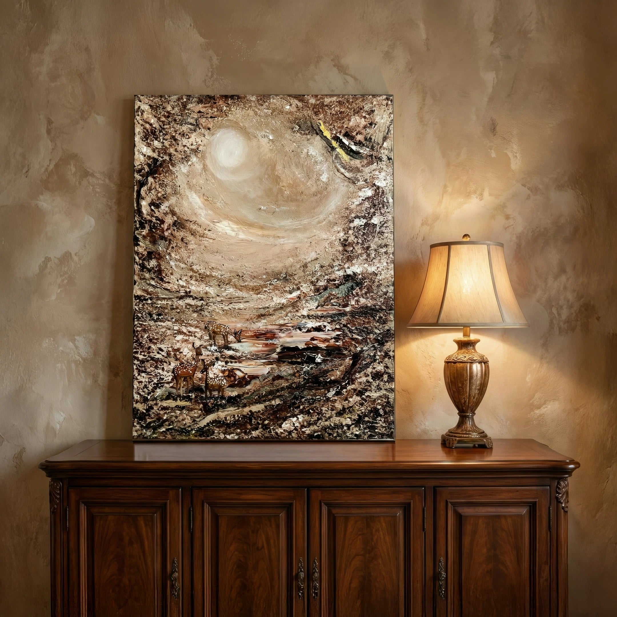 The watchers – original acrylic painting