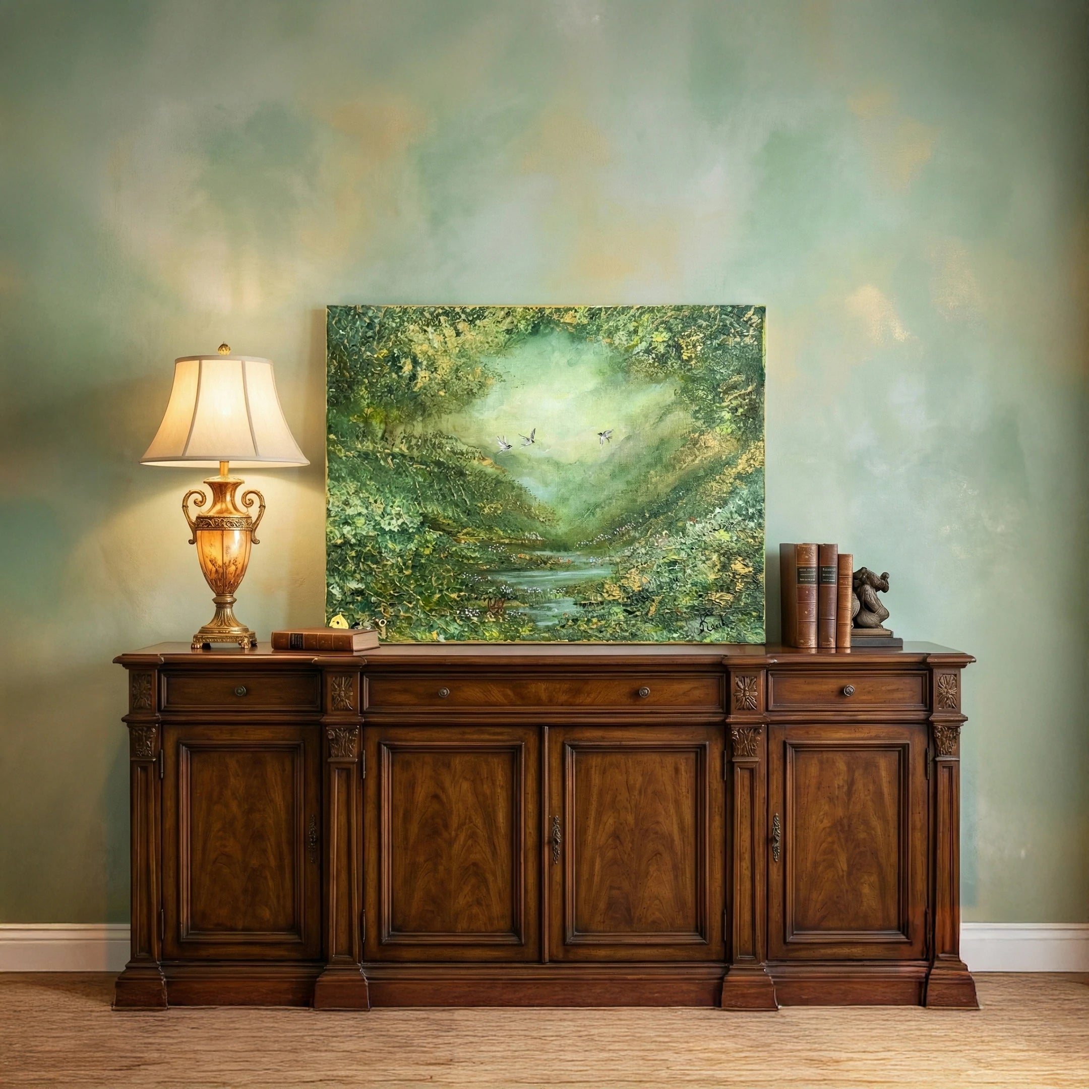 Hidden heaven – original acrylic painting