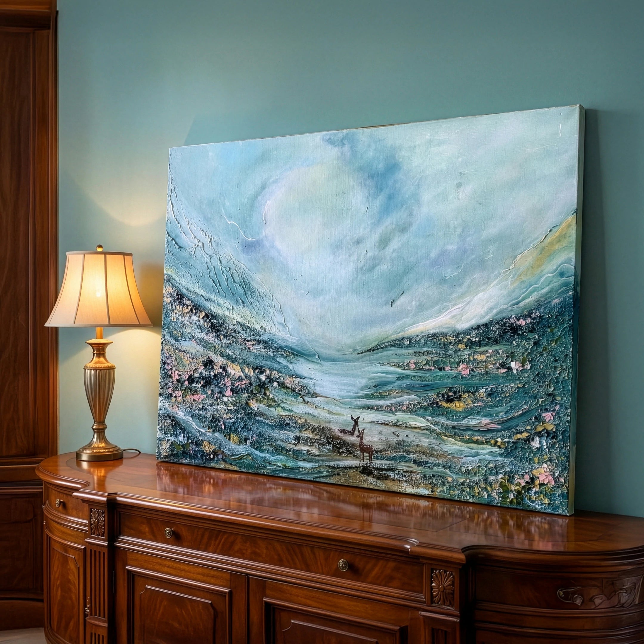 Misty Hills – original acrylic painting