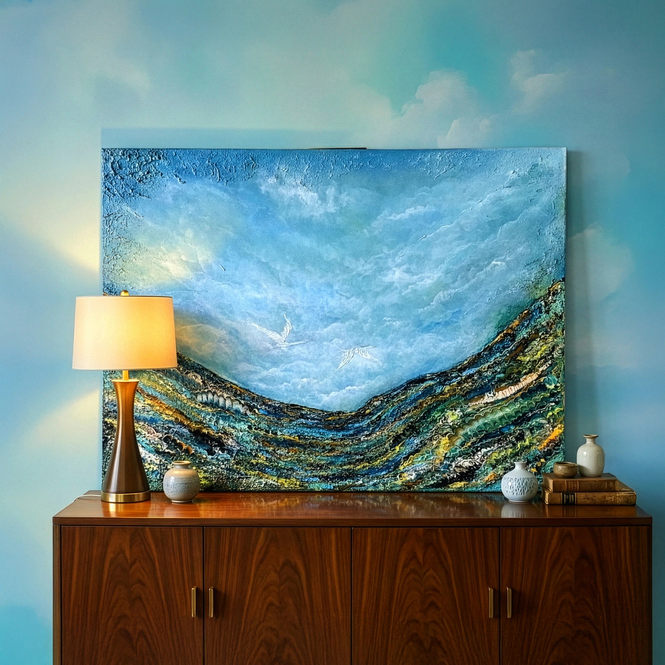 Morning praise – original acrylic painting